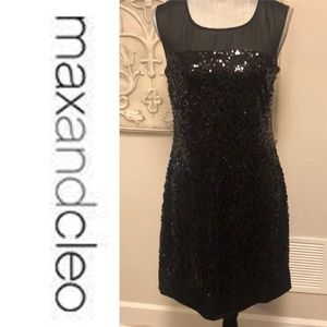 Max & Cleo - Black Sequined Dress